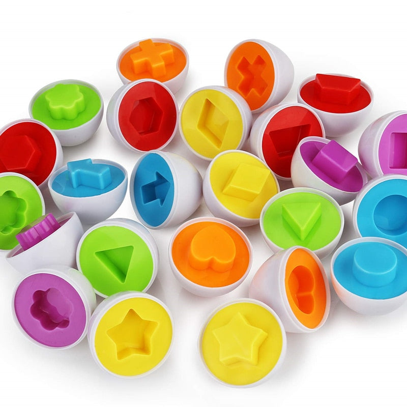 Z_Oeuformes™|Jouet éducatif pour enfants sur les couleurs et les formes 3D dans l'oeuf - bebemum