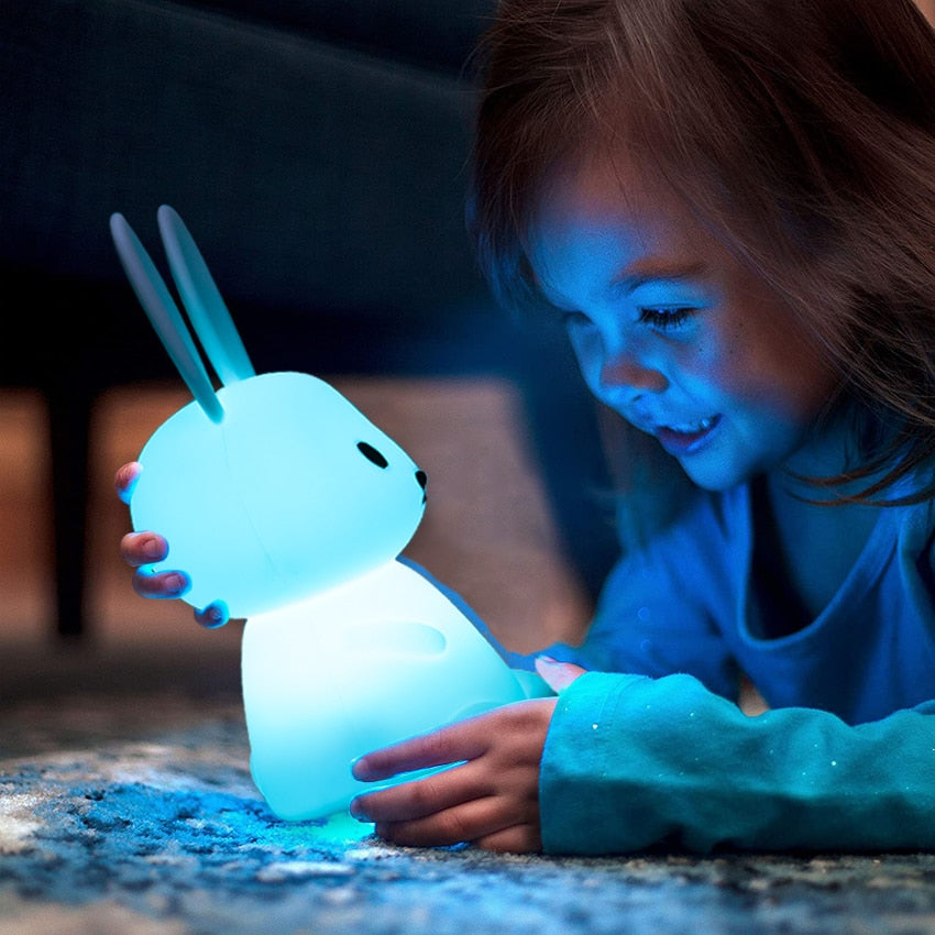 Veilleuse Lapin™|Lapin lumineux de compagnie - bebemum