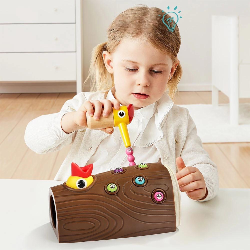 FeedingBird™-Jouets magnétique attrape-ver | Jeux enfants